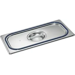 B.PRO GN-Deckel 18/10 Edelstahl, mit Griffmulde, GN: 1/3