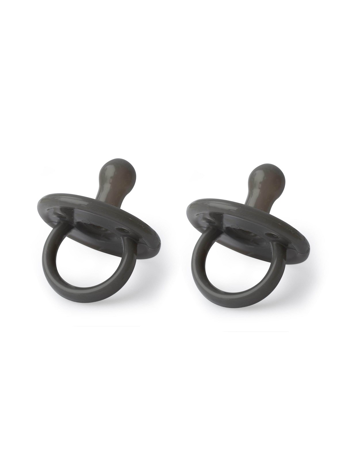 Filibabba Silicone pacifier 2-pack - Stone grey