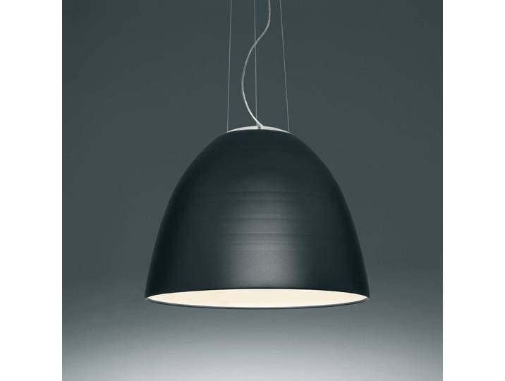 Artemide Smarte Hängelampe Nur App, dimmbar, schwarz, für Wohn- / Esszimmer, Kunststoff, Design, Smart Home Pendelleuchte