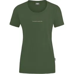 JAKO Damen T-Shirt World Stretch, Größe 42 in Grün Grün