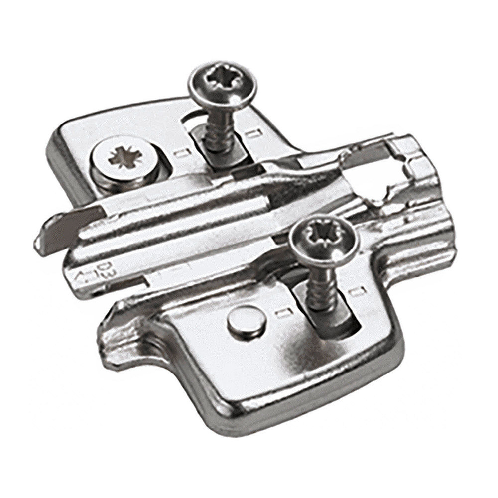 Hettich Kreuzmontageplatte, Dist. 0mm Sensys 8099, mit Exzenter-Höhenverstellung +/- 2mm 9075065