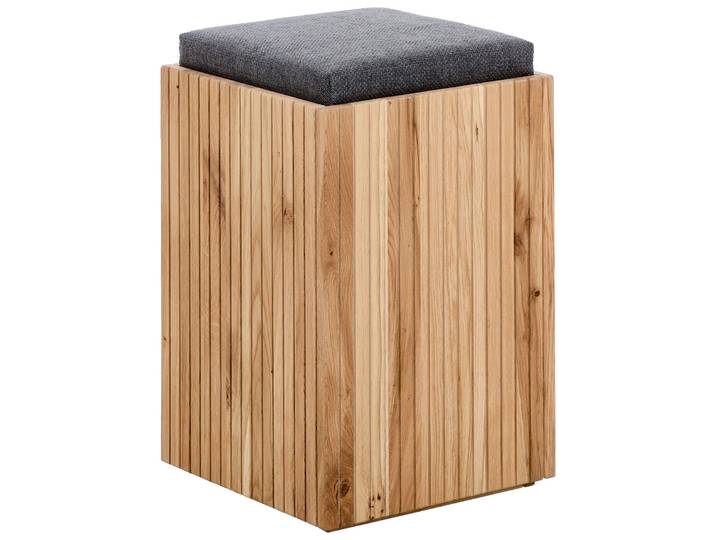 Linea Natura Hocker RURIK, eiche, Massivholz