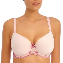 Freya BH Off Beat Underwire Moulded Spacer Bra Hellrosa Polyester E 75 Damen
