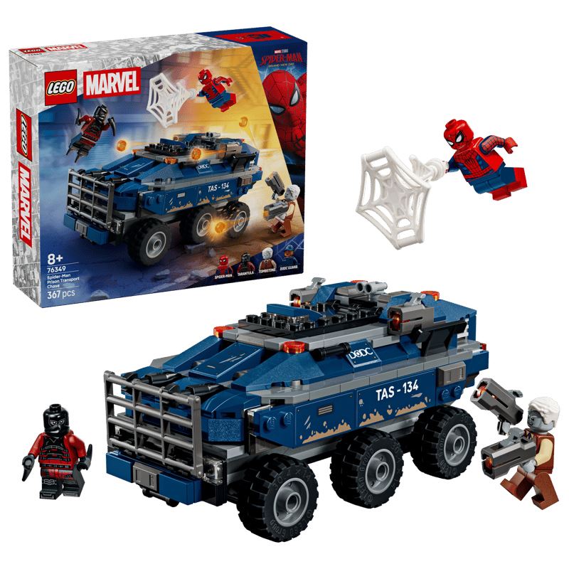 LEGO Marvel 76349 Super Heroes Spider-Man Jagt den Gefängnistransporter