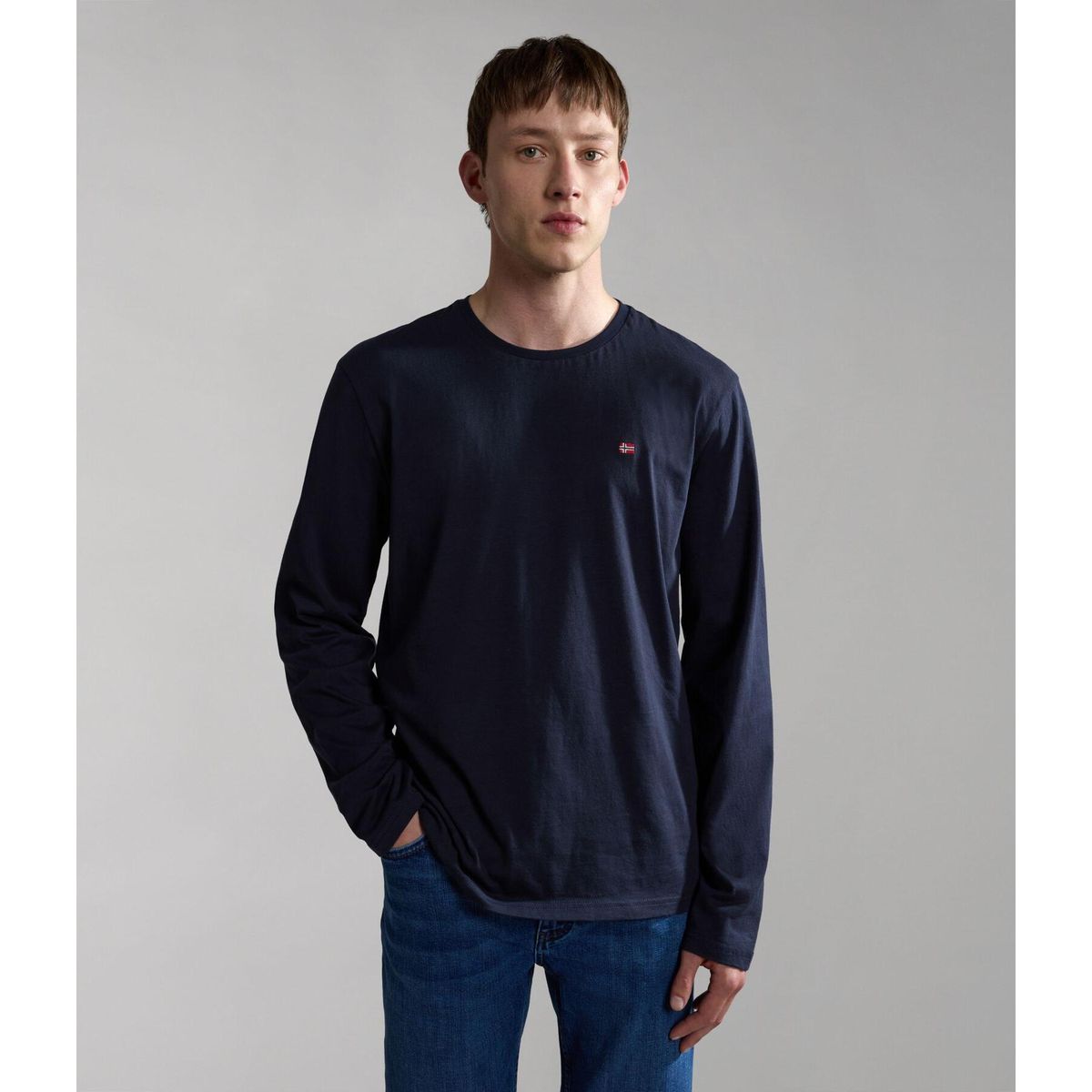 Napapijri Salis LS 1 blu marine (176) S NP0A4HN71761003