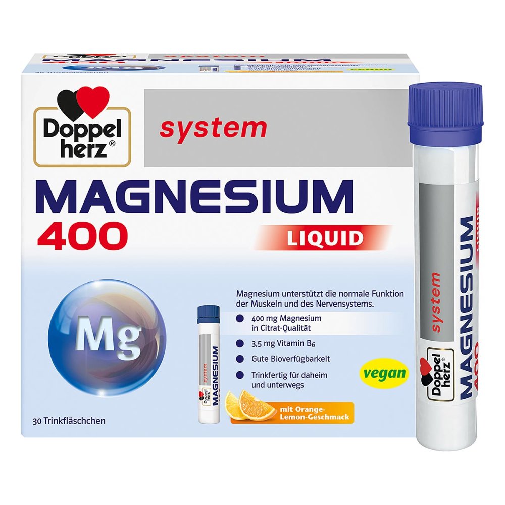 Queisser Pharma GmbH & Co. KG Doppelherz Magnesium 400 Liquid System Trinkampulle (n) 17946158