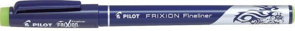 Pilot Frixion Fineliner   F   Lysegrøn