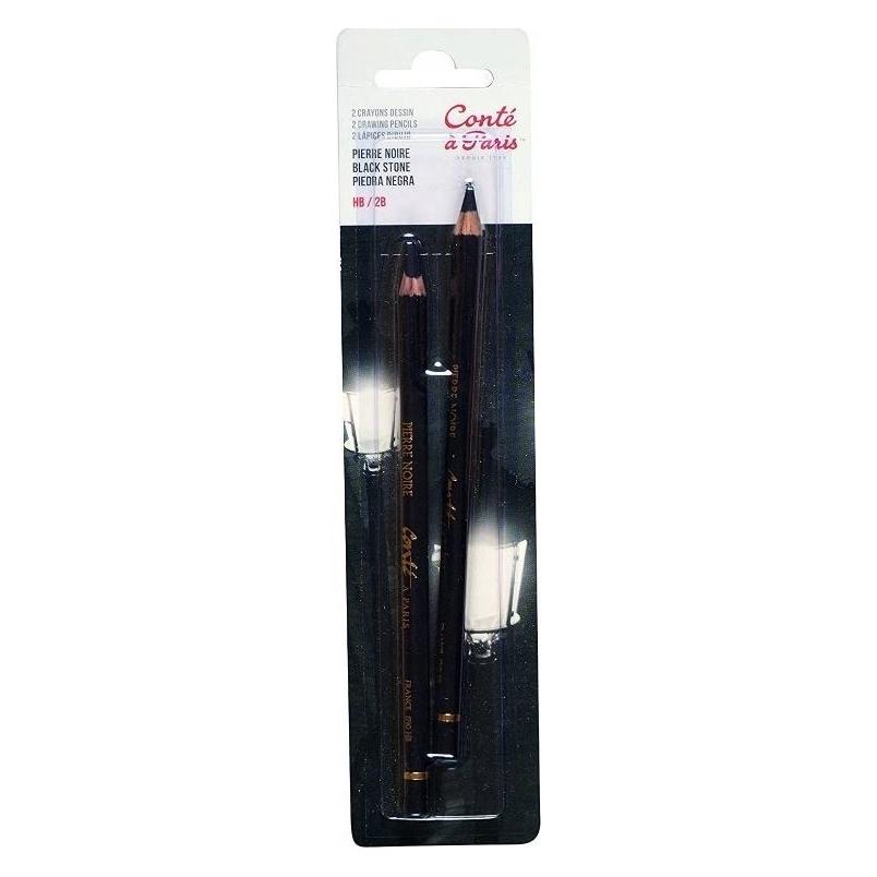 Winsor & Newton Blister 2 Sketching Pencils Pierre (2B, 2x) (646217501086)