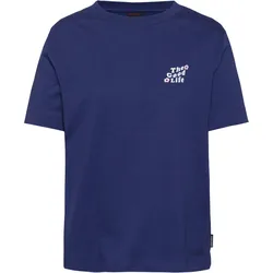 Kleinigkeit Enjoy the Flowers T-Shirt Damen | Gr. XS | blau - blau