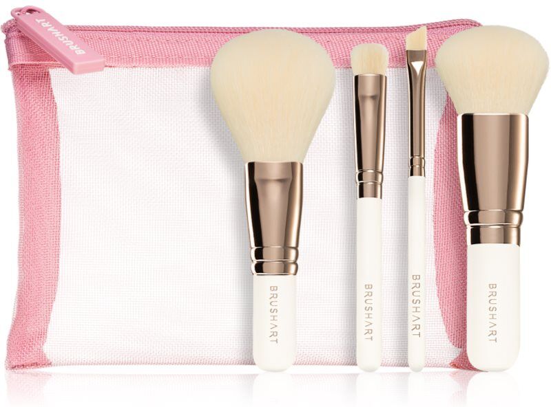 BrushArt Basic On-the-go Glam mini make-up brush set pochette de voyage avec pinceaux mini