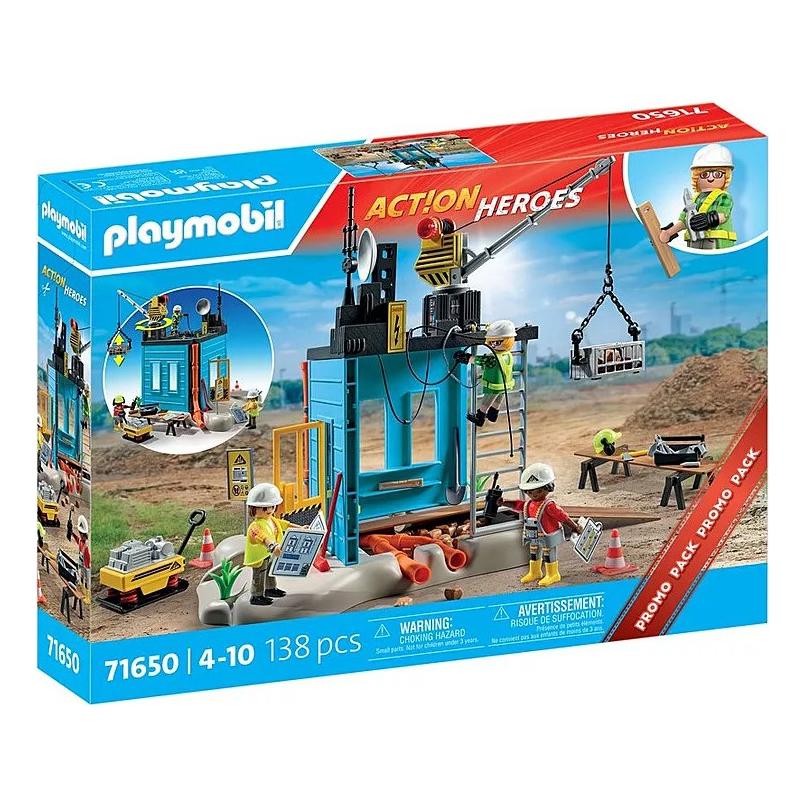 Playmobil Baustelle (Playmobil Action Heroes) (71650)