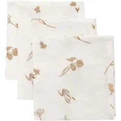 Jollein, Pucktuch + Nuscheli, Mulltuch Nuscheli 3er Set Riverside 31 cm x 31 cm (31 x 31 cm)
