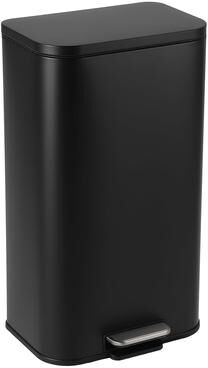 Garvee 3.2 Gal Stainless Steel Trash Can, Compact Soft-Close Garbage Bin for Kitchen, Bathroom, Office