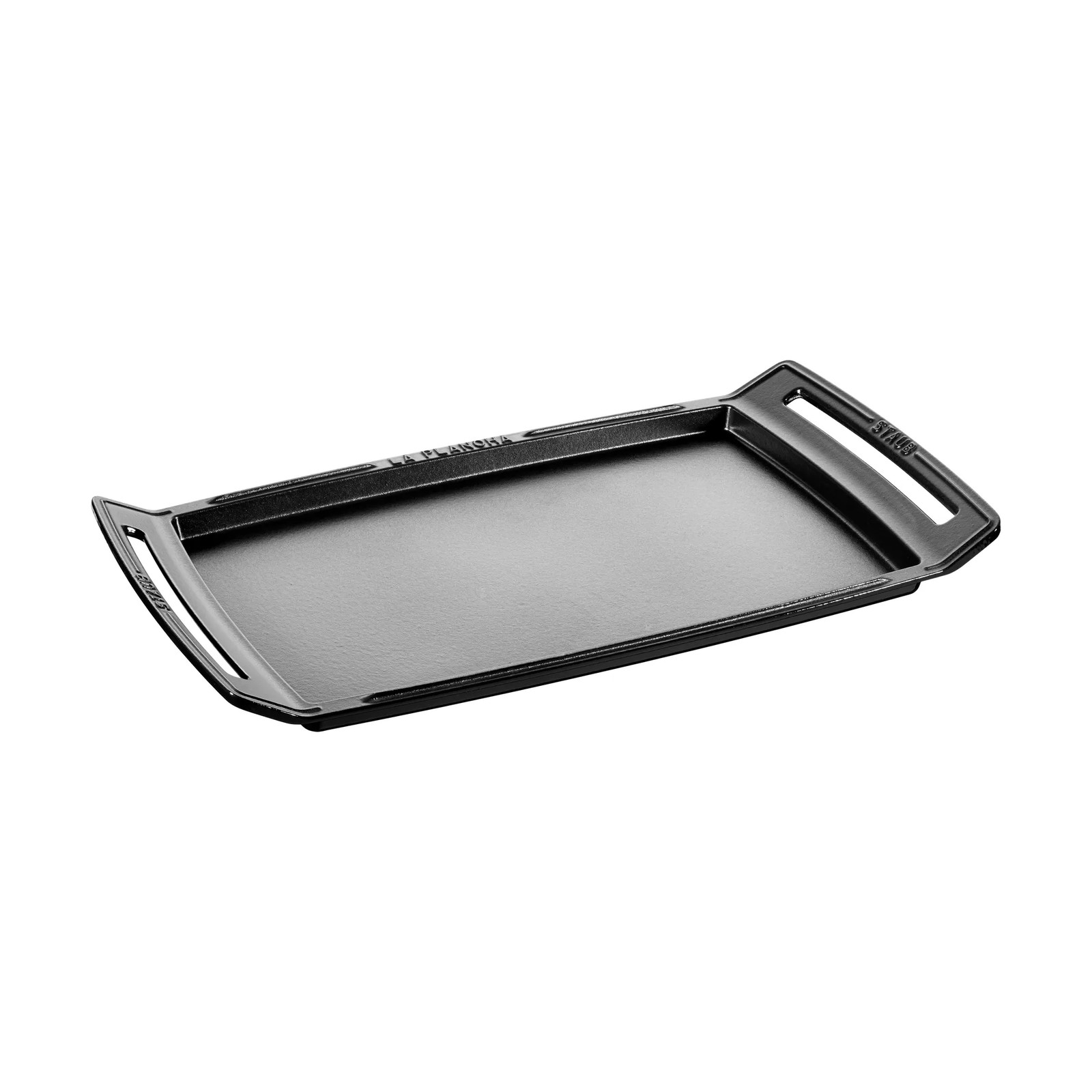 Staub Teppanyaki bakplaat met handvatten, Zwart, 38 x 25 cm