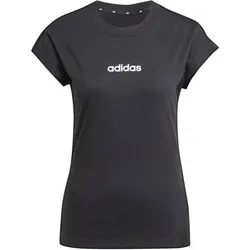 ADIDAS Damen Shirt Essentials Linear Cotton, Größe L in Grau Grau