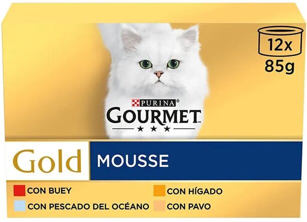 Gourmet Gold Mousse Pack Sortido 12X85g