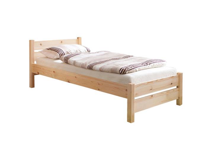 Livetastic Bett, Kieferfarben, Holz, Kiefer, massiv, 90x200 cm, nur für Rollroste geeignet, Schlafzimmer, Bett, Einzelbetten