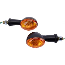 Spec-X, Motorrad Zubehör, Mini-Blinker Oval Schwarz Pr.