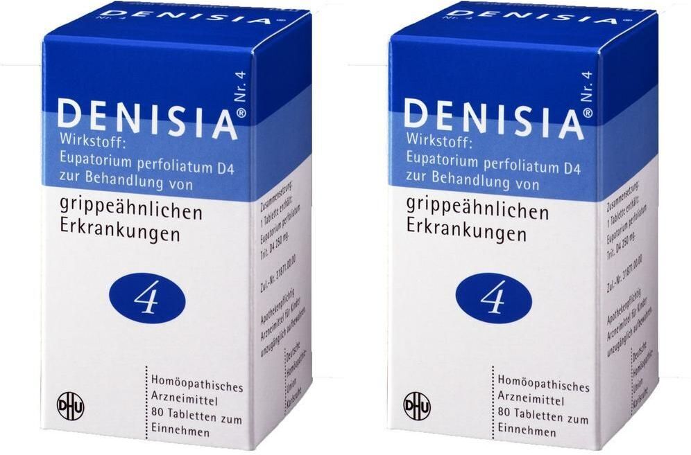 DHU Denisia 4 grippeähnliche Krankheiten Tabletten 2x 2x80 St