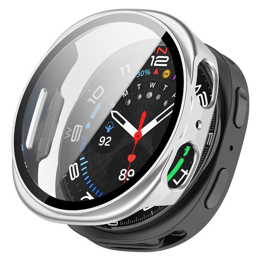 Techsuit - Defense360 Pro + Screen Protector - Samsung Galaxy Watch8 40mm - Silver (59672148)