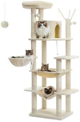 Uplifted Finds Jumbo Deluxe Multi Level Tall Cat Tower amt0240 Bg