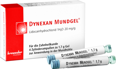 Chem. Fabrik Kreussler & Co. GmbH DYNEXAN Mundgel Zylinderampullen 4X1.7 g 01662938