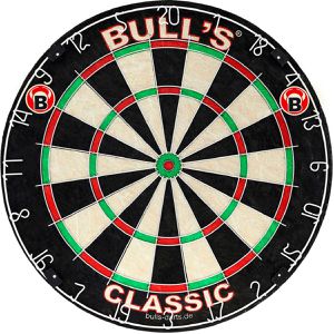 Bulls Dartscheibe Classic Bristle Board, für Steeldarts, aus Sisal