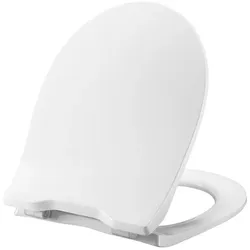 Pressalit Objecta Pro WC-Sitz 990011-DF7999 Festscharnier DF7, Edelstahl, weiß polygiene, mit Deckel, Standard