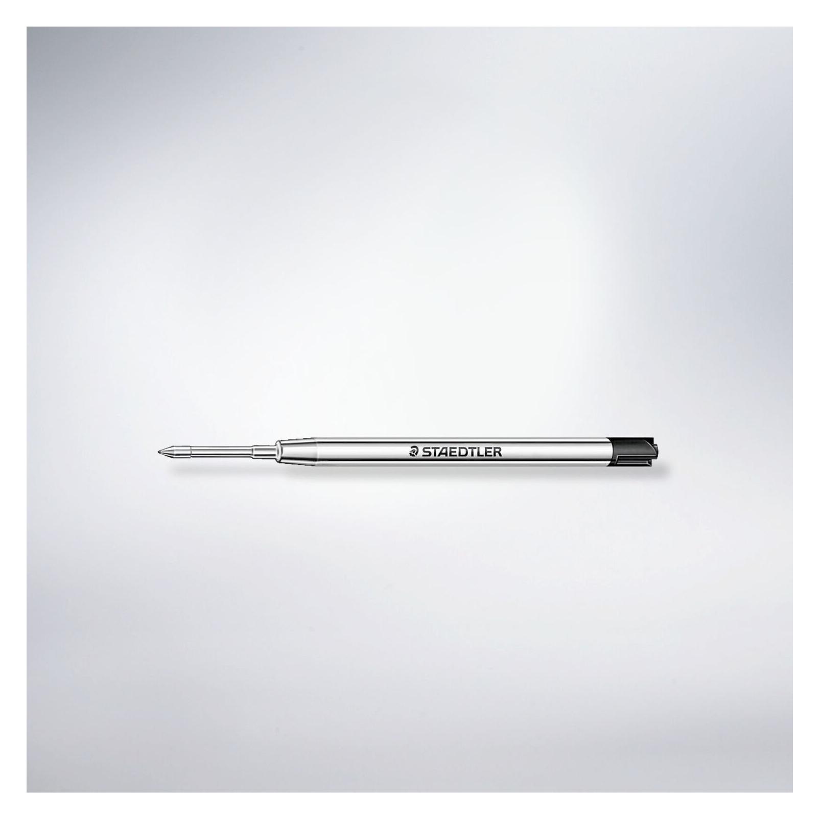 Staedtler 458 Kugelschreiber-Nachfüllmine, Einzelprodukt, schwarz, F (Schwarz, 0.50 mm, 5 Stk.) (458 F-9)