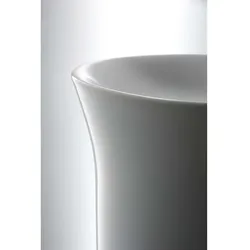 Duravit White Tulip Waschtisch 2702500070 mit Öffnung für Wandanbindung, freistehend, ohne Hahnloch, weiß