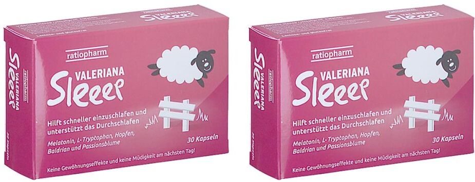 Valeriana Sleeep ratiopharm Kapseln 2x30stk