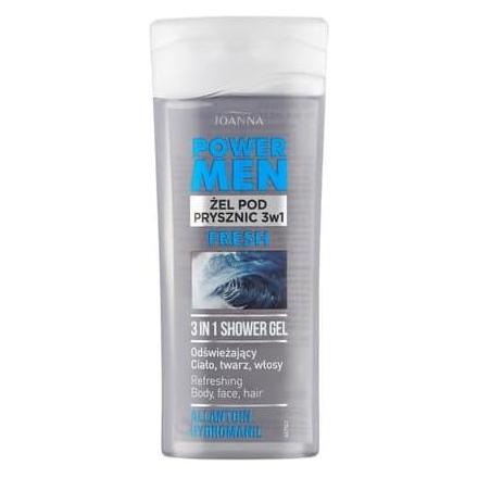 Joanna Power Men Refreshing Shampoo- 3In1 Refreshing Shampoo-Gel (Flüssiges Shampoo, 100 ml) (5901018016579)