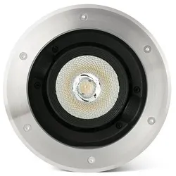 Faro LED Boden-Einbauleuchte GEISER 260, IP67 IK08, Ø 26cm, neigbar, Seeluft-resistent, befahrbar bis 2t, Edelstahl, 29W 3000K 38° FAR-70307