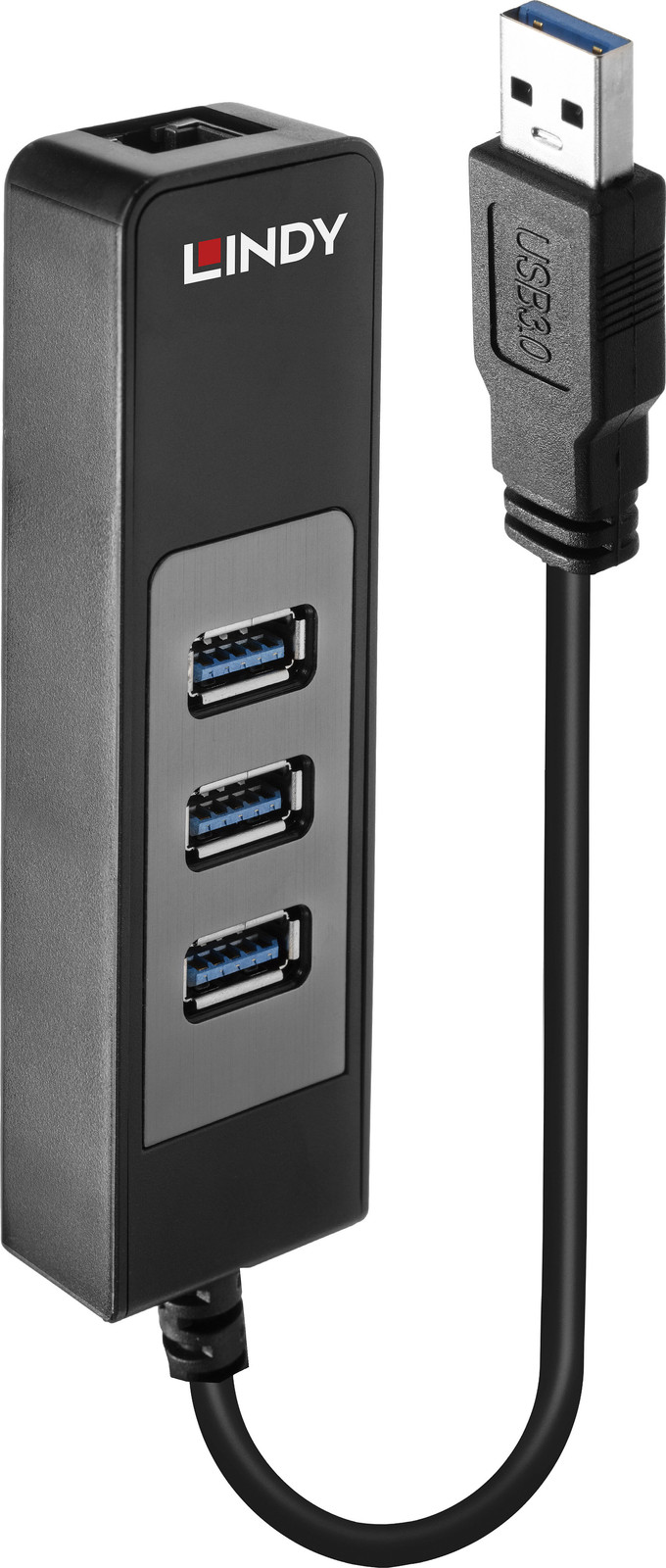Lindy 43176 USB 3.1 Hub & Gigabit Ethernet Adapter