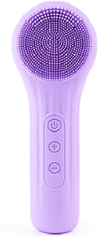Inspired Finds Rechargeable Sonic Waterproof Facial Cleansing Brush For Deep Clean Skin purple