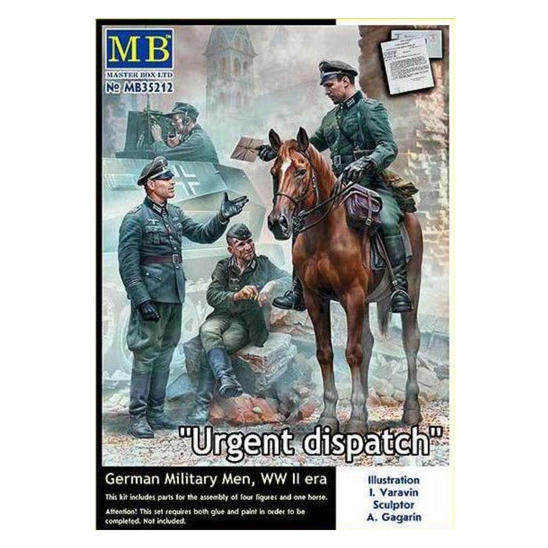 Master Box Urgent Dispatch. German Military Men, WWII era (MB35212)