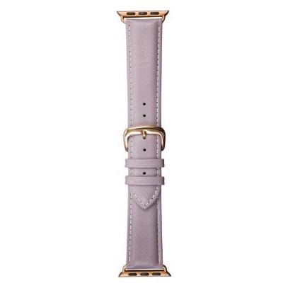 dbramante1928 Madrid - Watch Strap 38/40 mm (40 mm, Saffiano Leder, Vollnarbenleder) (AW38CIGR5199)