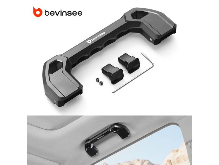 Poignée de maintien en aluminium BEVINSEE pour Toyota 4Runner 2010-2024, pour Toyota Yaris Prius C/V Scion XB XD, remplacement pour 74610-02071-B0