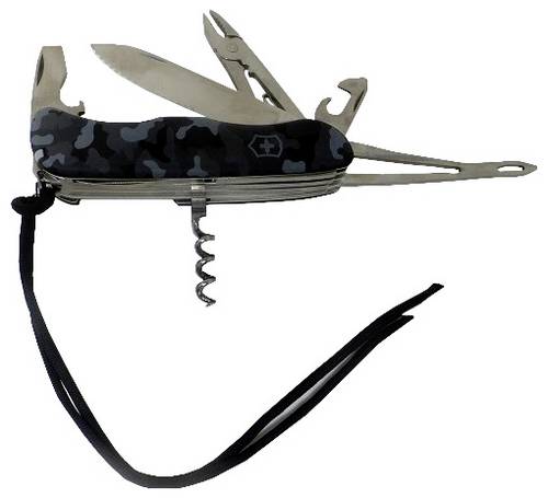 Victorinox Skipper W 0.8593.W942 Schweizer Taschenmesser Anzahl Funktionen 18 Schwarz, Camouflage