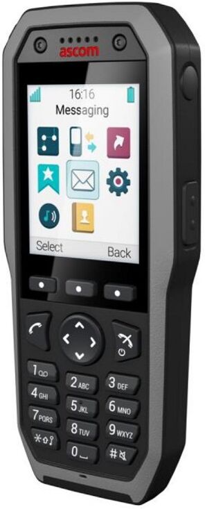 Ascom D83 Messenger - ATEX Le téléphone sans-fil DECT certifié ATEX dédié aux professionnels mobiles.