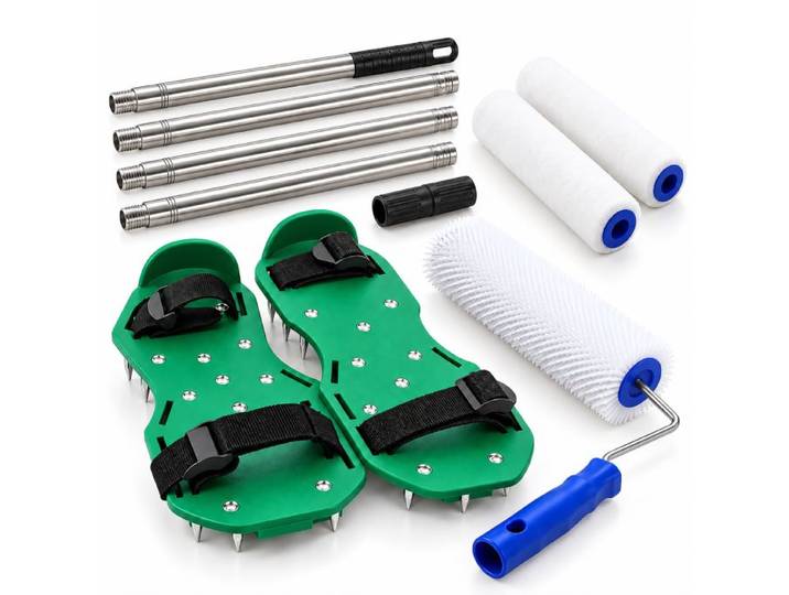 Relaxdays Kit de revêtement de sol 4 pièces