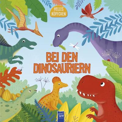 Helles Köpfchen - Bei den Dinosauriern, Gebundene Ausgabe von Brooke Vitale, YoYo Books, 978-94-6476-401-7