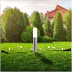 Briloner, Gartenbeleuchtung, Erdspiesse für den Aussenbereich Starterset 3er-Set (60 lm, IP44)