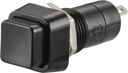 TRU Components 1587696 TC-R13-23A-05BK Drucktaster 250 V/AC 1.5A 1 x Aus/(Ein) tastend
