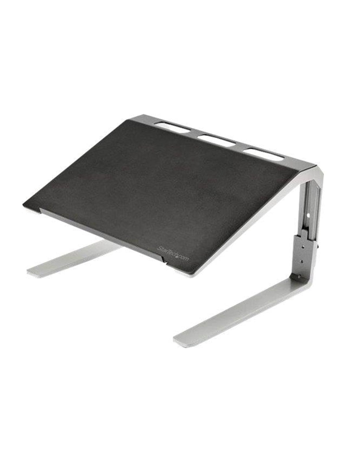 StarTech.com Adjustable Laptop Stand - Heavy Duty Steel & Aluminum - 3 Height Settings - Tilted - Ergonomic Laptop Riser for Desk (LTSTND) notebook stand