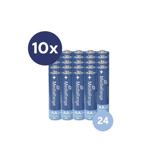 MediaRange Premium Alkaline Batterien Mignon AA MRBAT106set