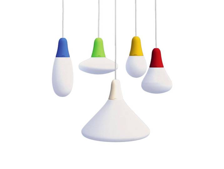 MARTINELLI LUCE set de 5 lampes à suspension CIULIFRULI