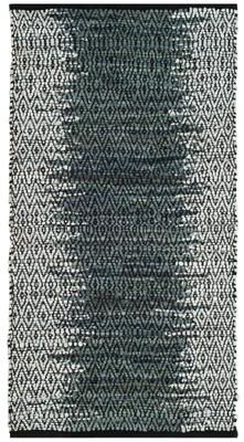 SAFAVIEH Handmade Vintage Boho Leather Alessia Modern Stripe Leather Rug