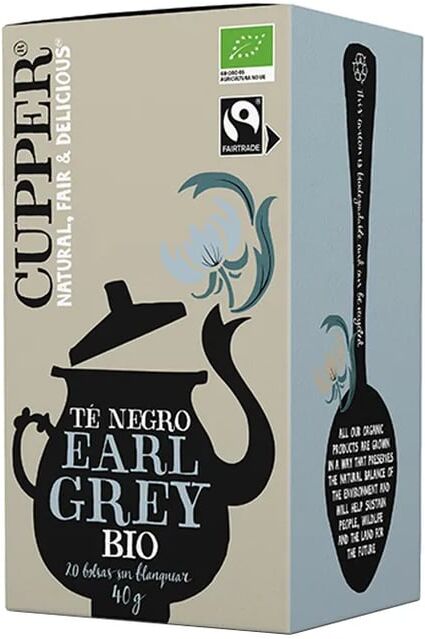 Cupper Classic Earl Grey Bio 20 Infusões