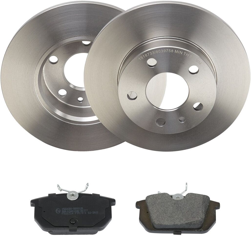 RIDEX 3405B2209 Bremsscheiben und -beläge